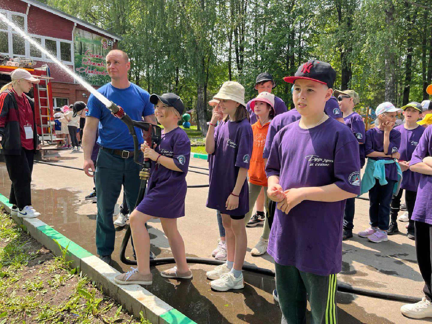 Литвиново, детский отдых, Наро-Фоминский городской округ, Андрей Воробьёв, помощь семьям СВО, каникулы, детский лагерь