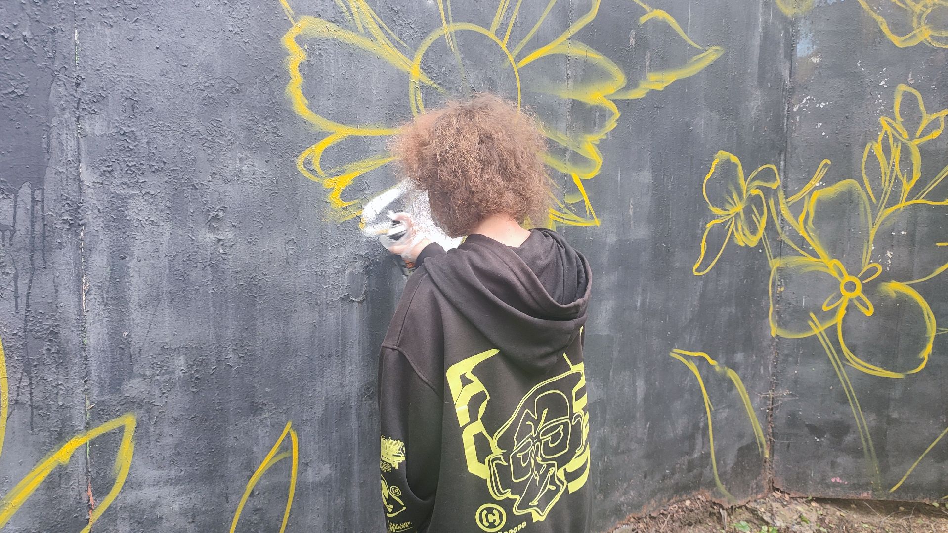 Кашира, парк, граффити, мастер-класс, цветы, дети