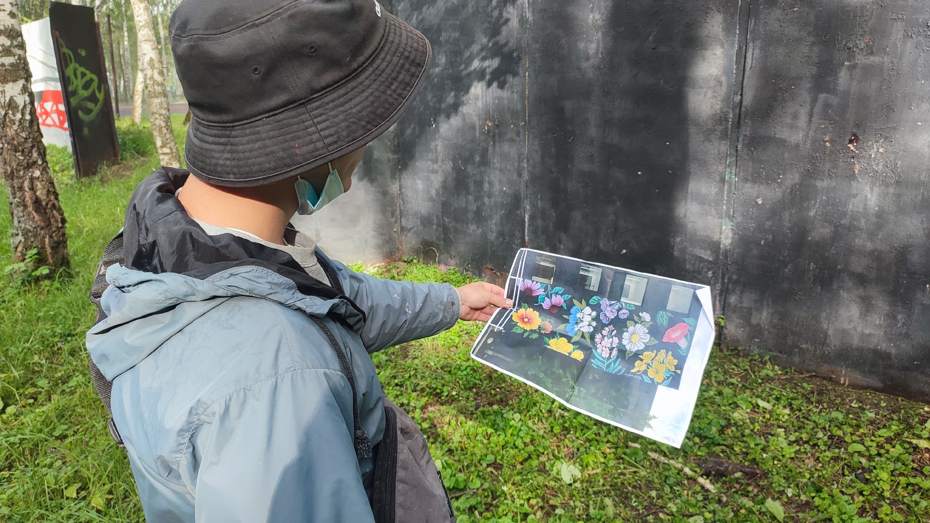 Кашира, парк, граффити, мастер-класс, цветы, дети