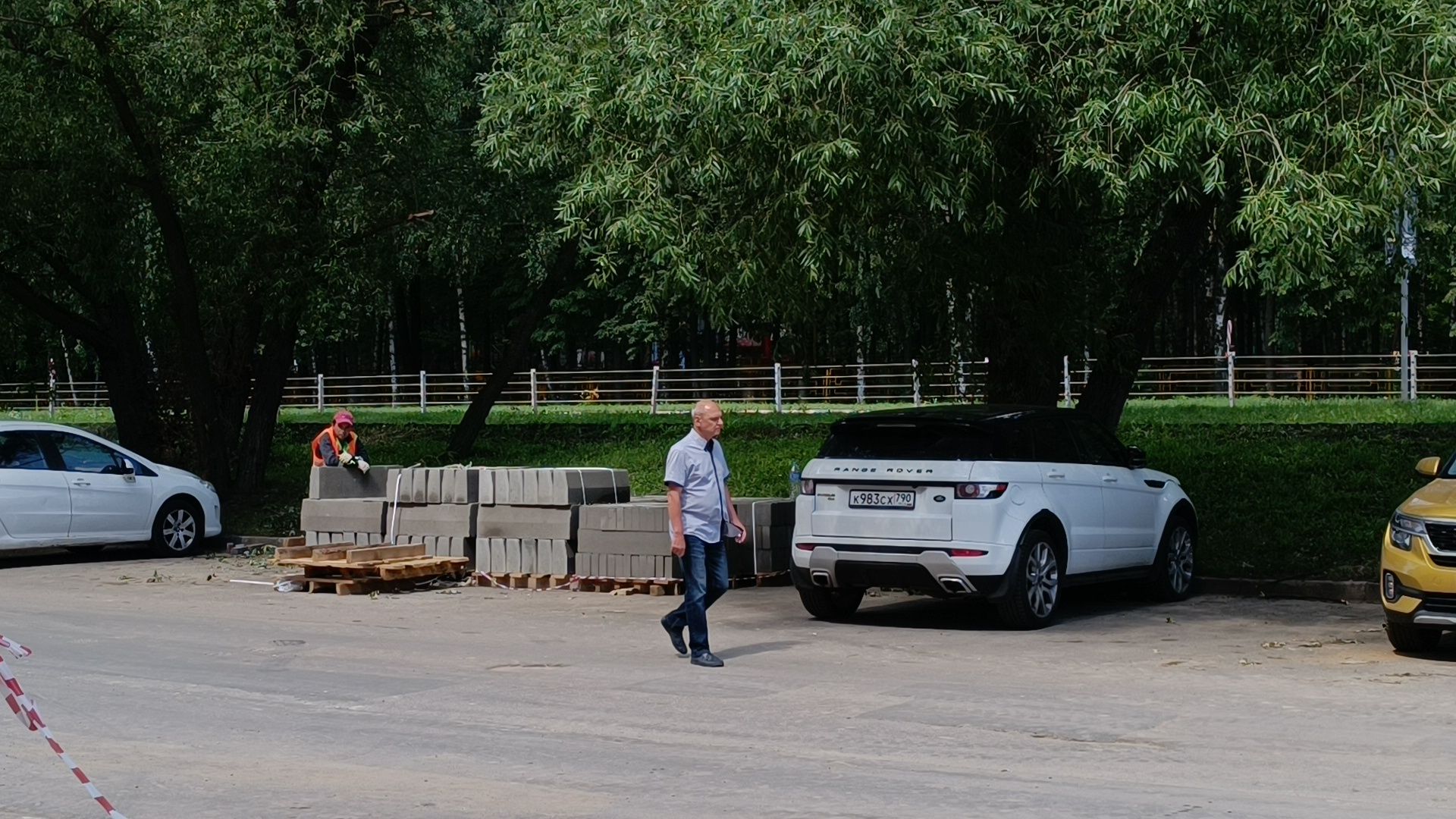 Лобня, плитка, благоустройство