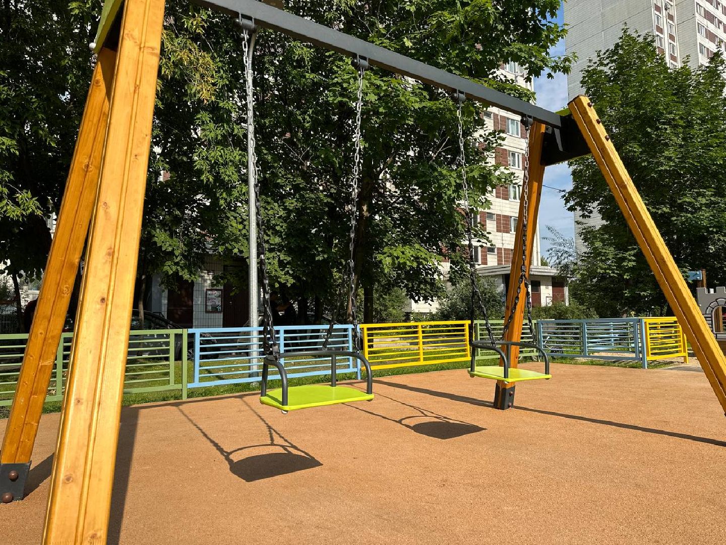 Реутов, благоустройство, губернаторская программа, детская площадка