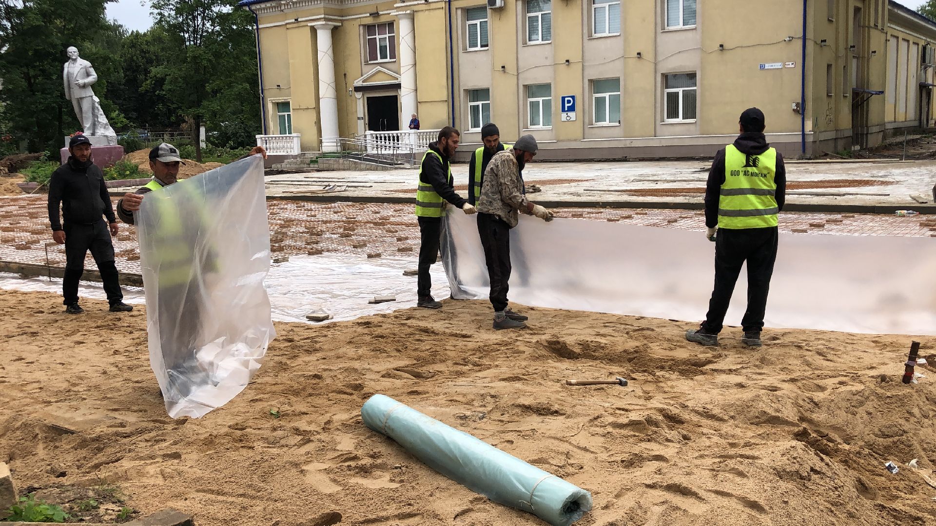 Тучково, аллея славы, благоустройство, реконструкция, перемены