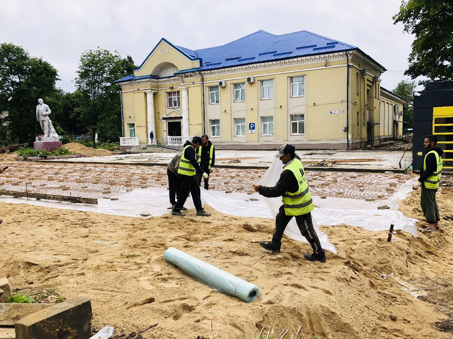 Тучково, аллея славы, благоустройство, реконструкция, перемены