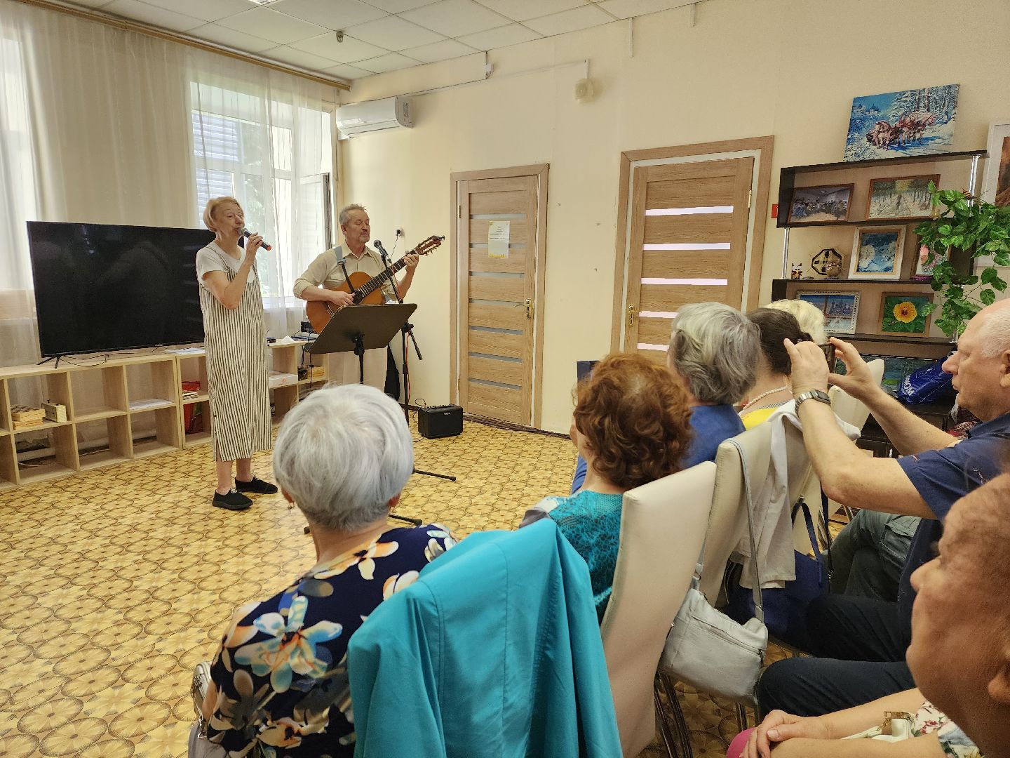 концерт, пенсионеры, доброе дело,