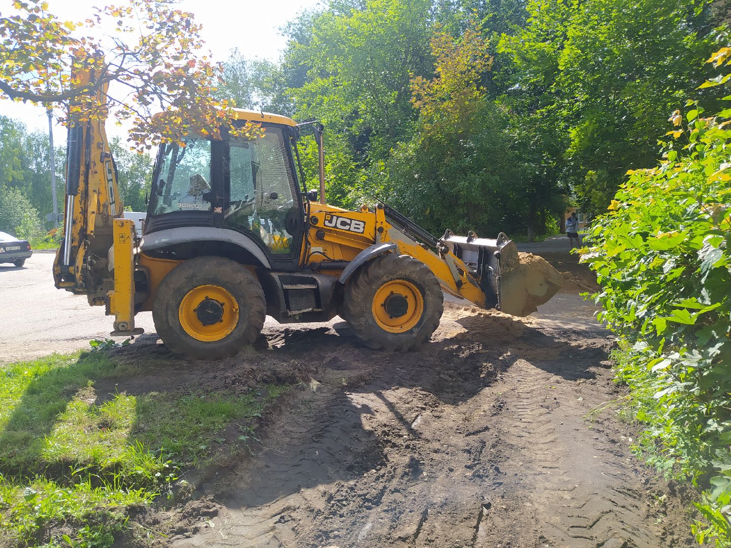 Снегири, благоустройство, тропинка, асфальт