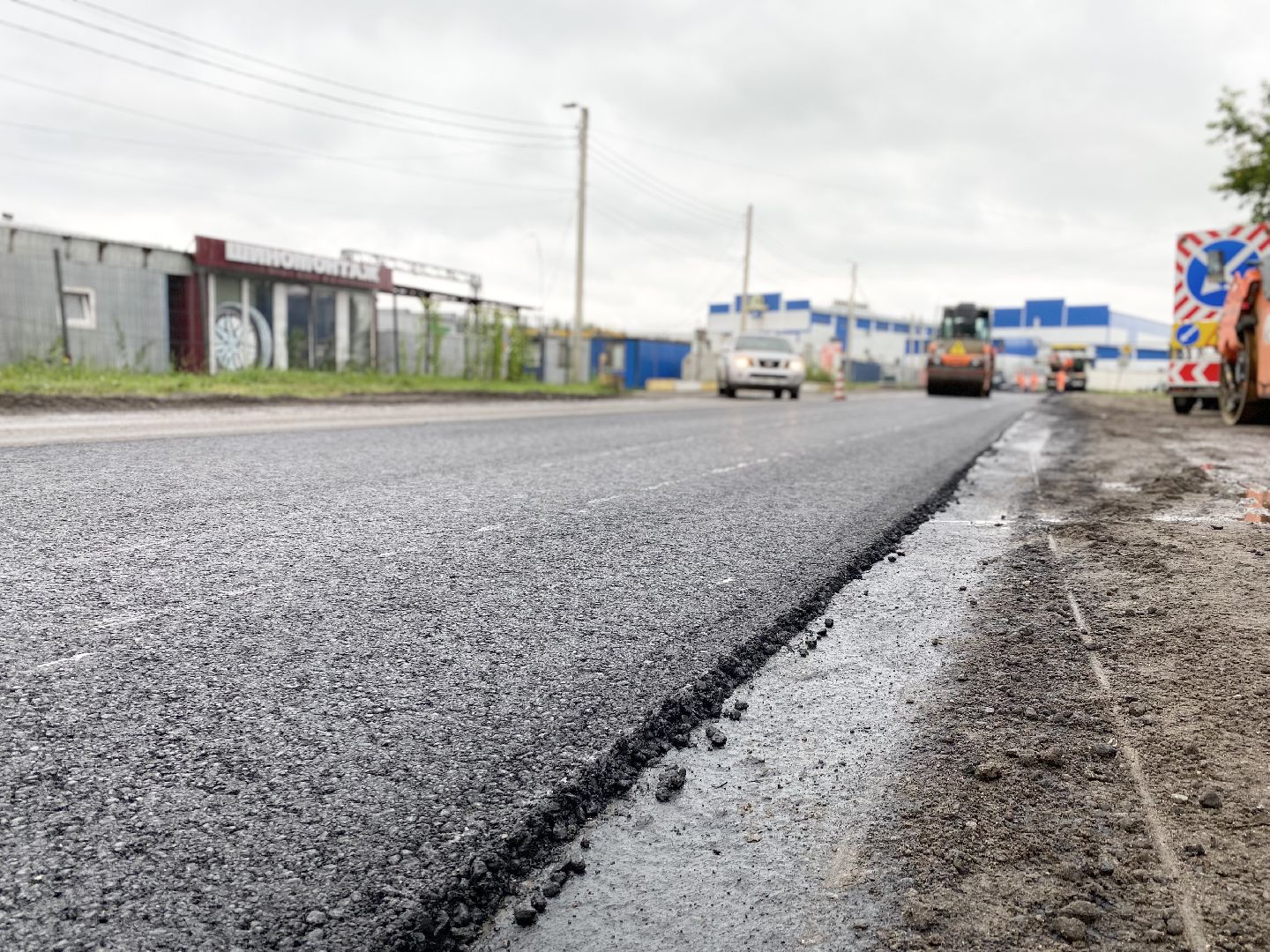 Домодедово, ремонт дорог, мосавтодор, новый асфальт, технология укладки