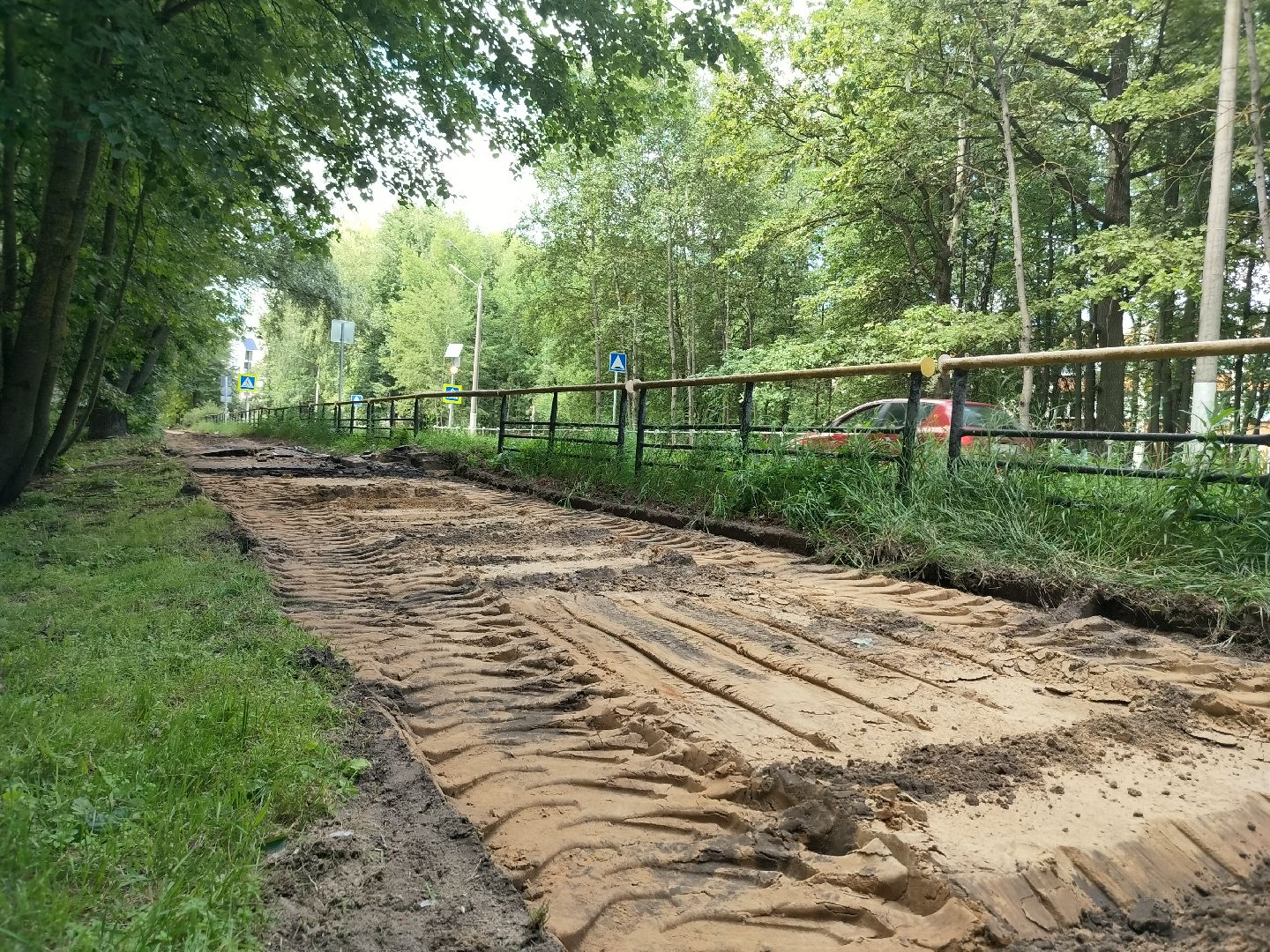 пешеходная зона, благоустройство, Протвино, строительство, бордюры