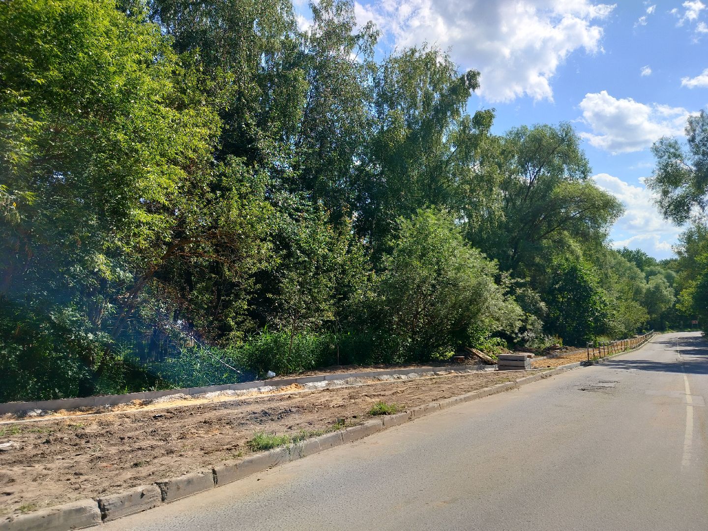 пешеходная зона, благоустройство, Протвино, строительство, бордюры