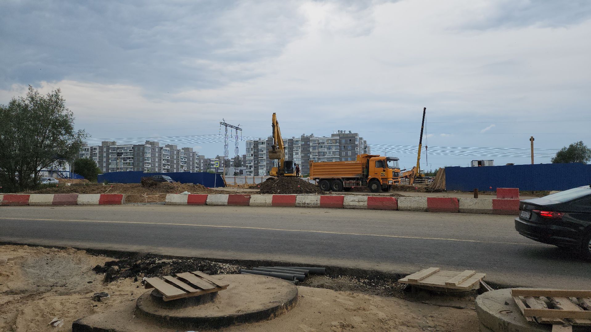 Одинцово, Ромашково, дорога, строительство, развязка,