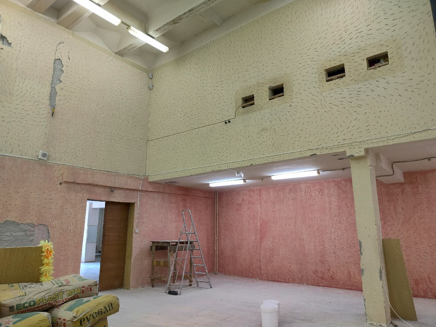 актовый зал, школа, капрремонт, МБОУ СОШ 3, строительство, Протвино