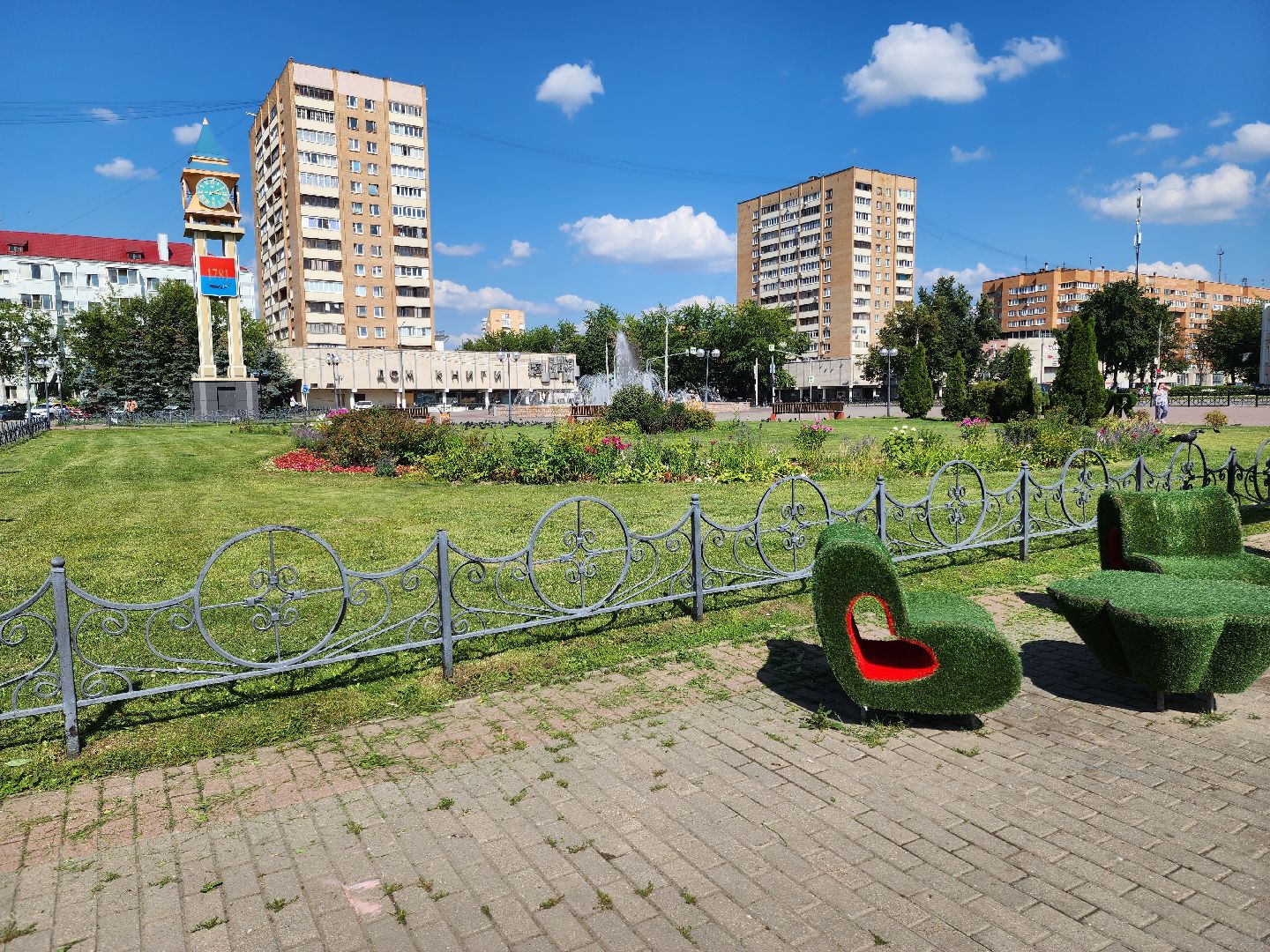 Подольск, благоустройство, окос травы, озеленение, ПКБ