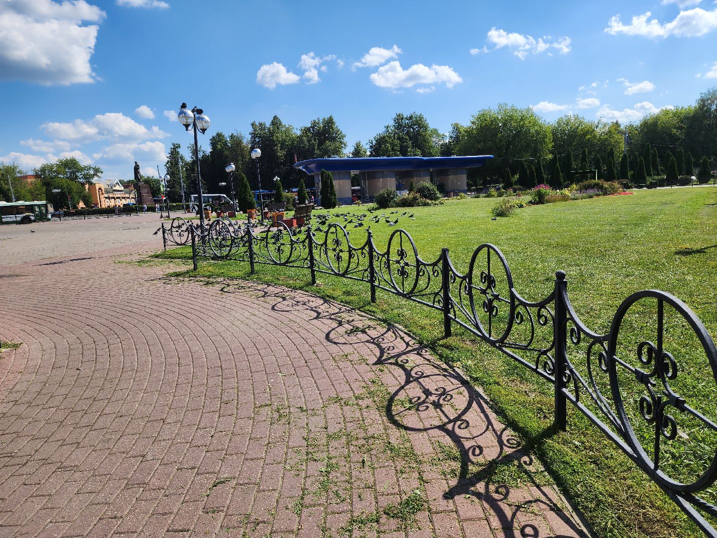 Подольск, благоустройство, окос травы, озеленение, ПКБ