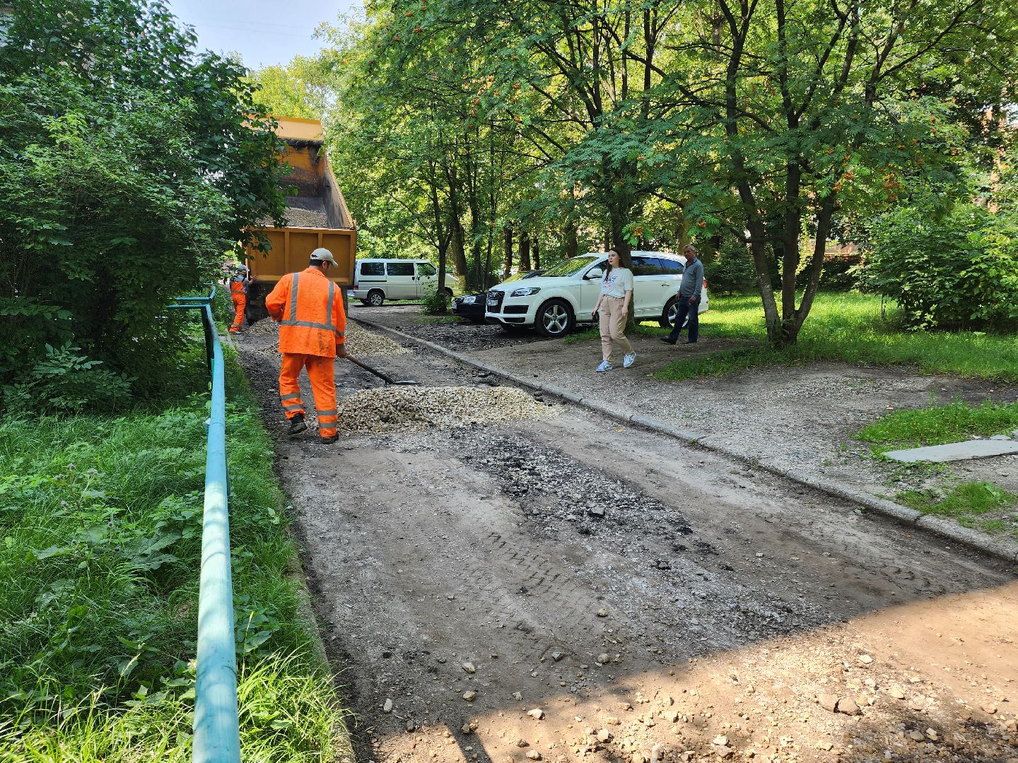 Подольск, благоустройство, глава, двор, асфальт