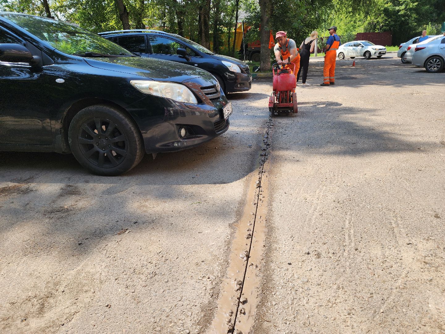 Подольск, благоустройство, глава, двор, асфальт