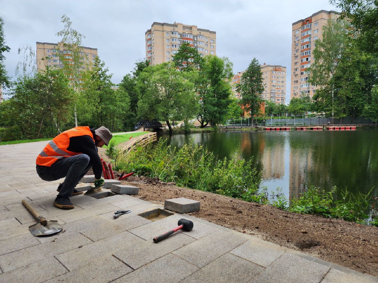 парк, благоустройство, Лосино-Петровский
