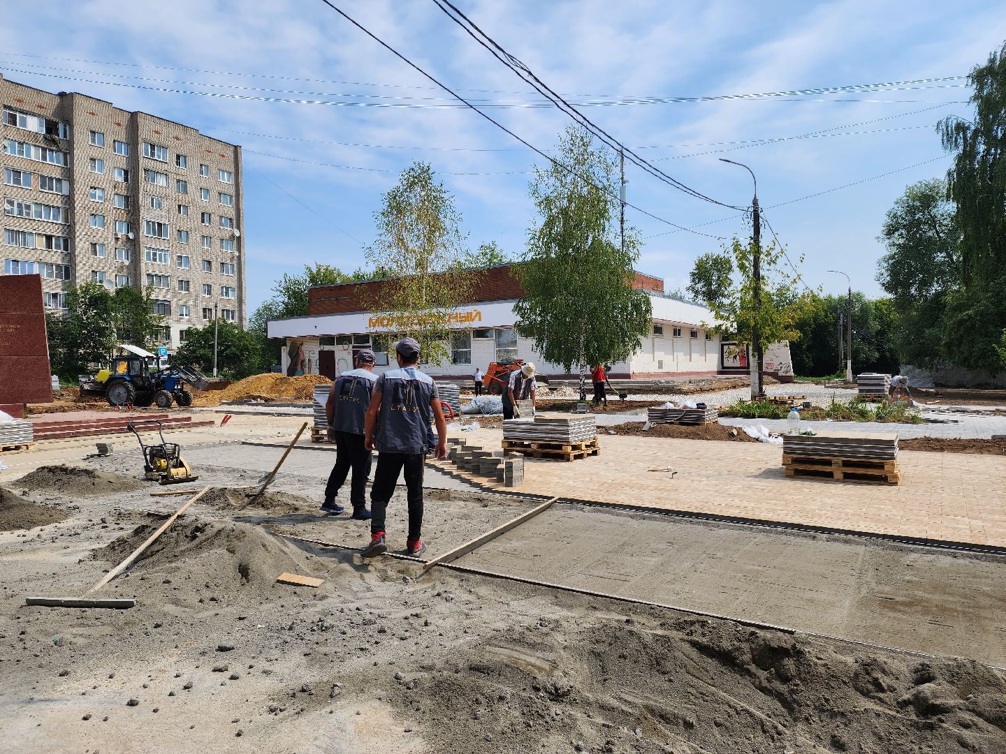 Подольск, благоустройство, сквер Защитников Родины, точка притяжения