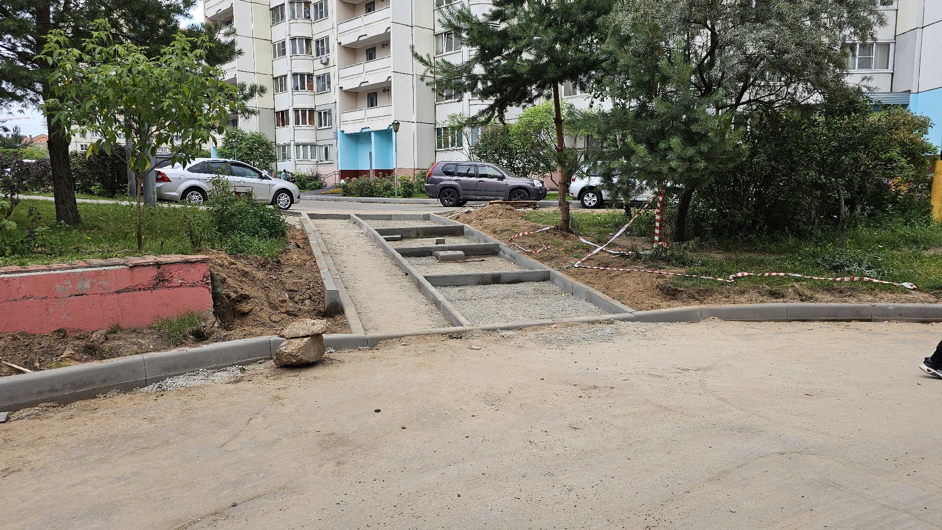 благоустройство дворов, Белая Дача, Котельники