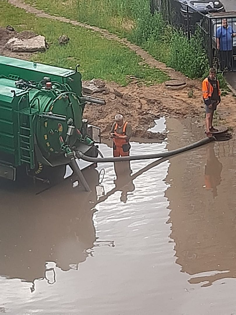 Пушкино, дождь, ветер, ЖКХ