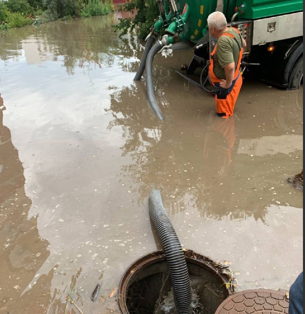 Пушкино, дождь, ветер, ЖКХ