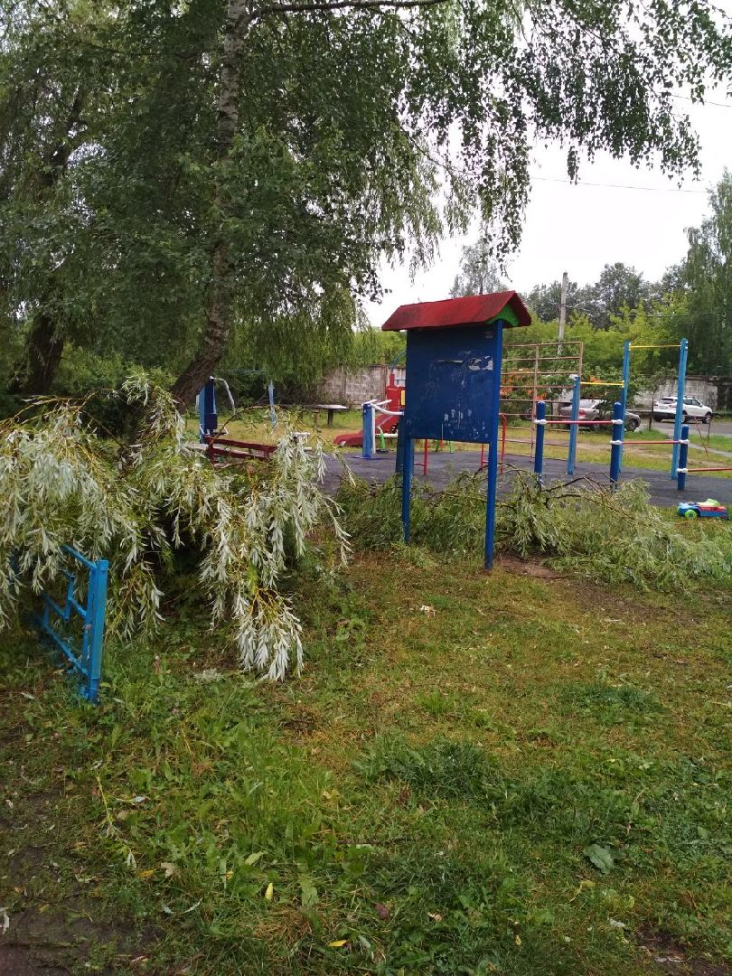 Ураган в Подмосковье, стихия, ЧП, Наро-Фоминск ликвидация последствий урагана,