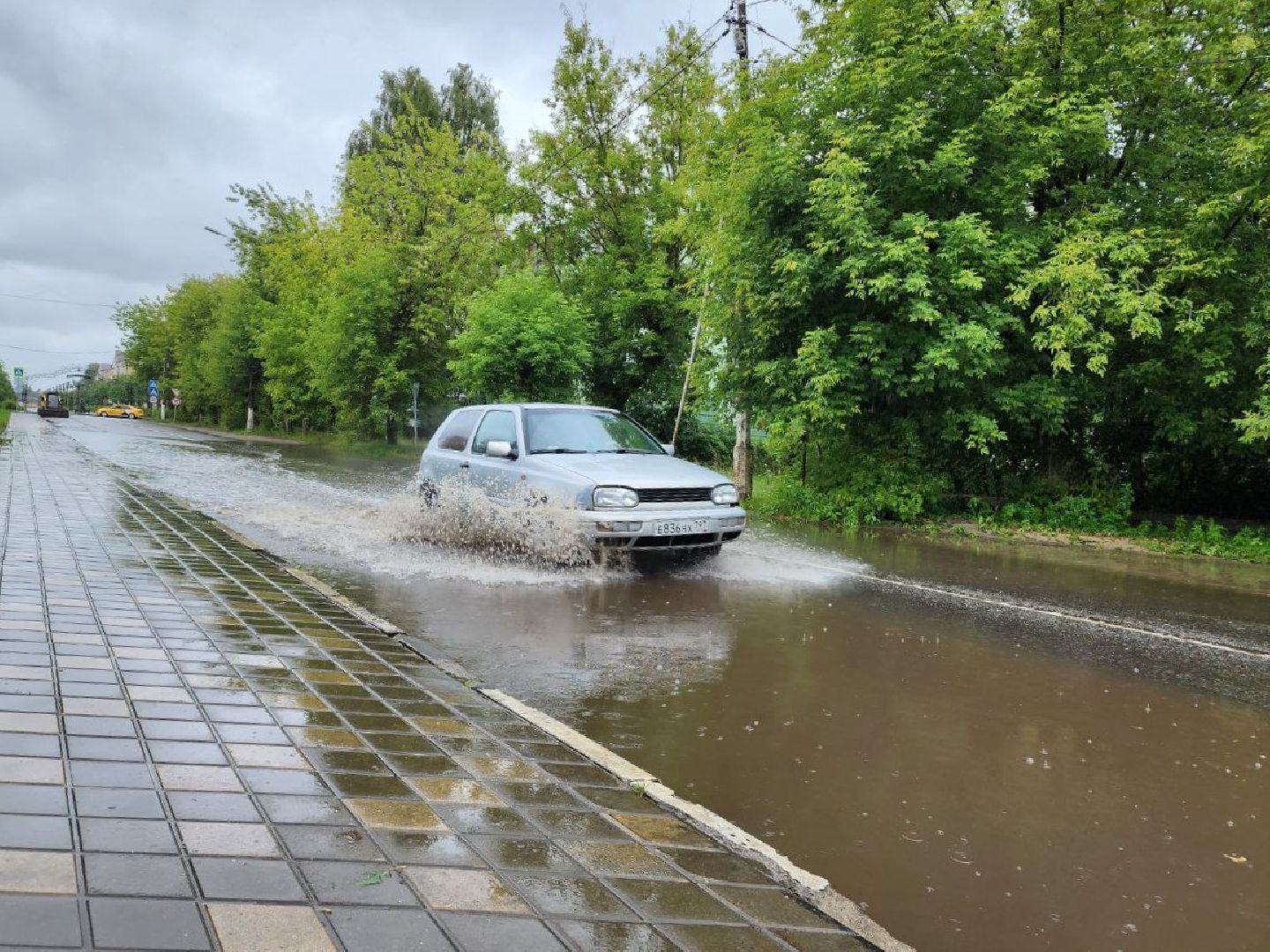 дождь, дороги, Лосино-Петровский