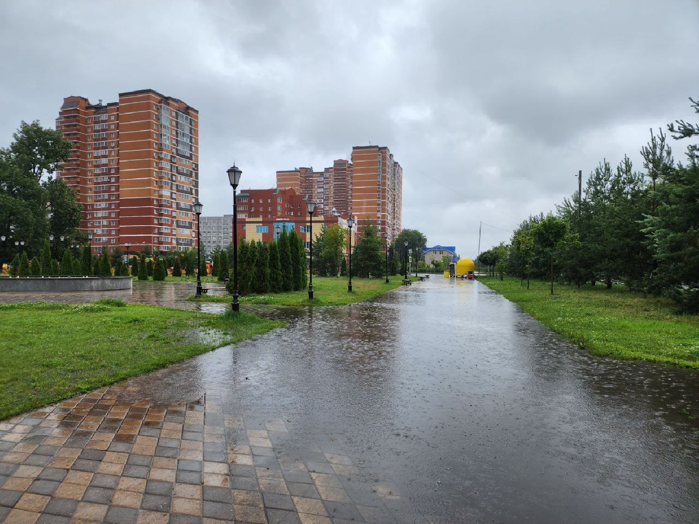 дождь, дороги, Лосино-Петровский
