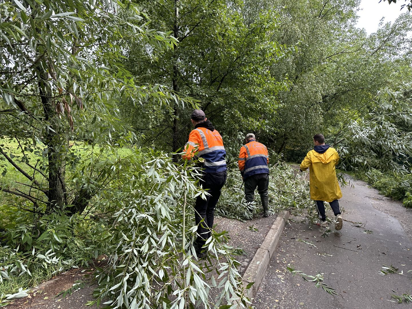 Одинцово, Губкино, Авария, Непогода