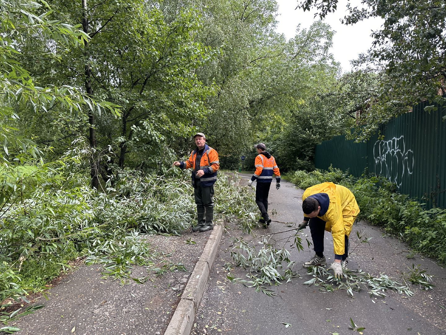 Одинцово, Губкино, Авария, Непогода