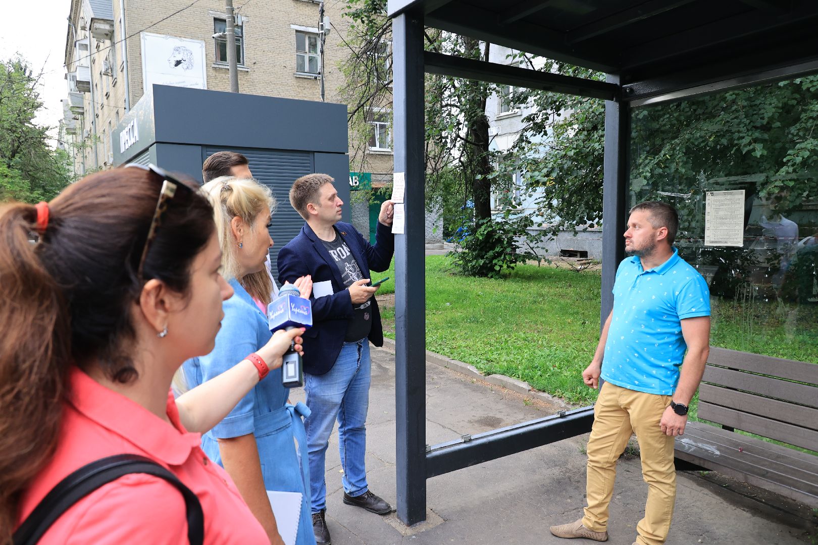 остановочный павильон, замена стекол, безопасные дороги, Дзержинский