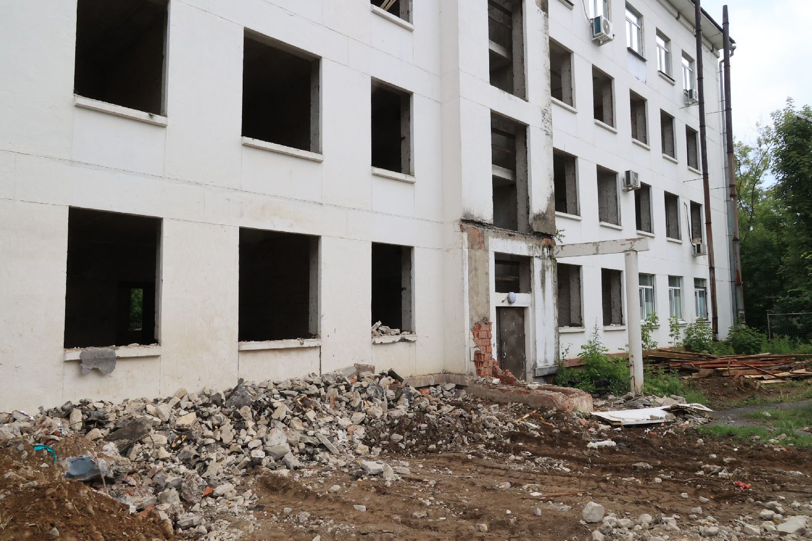 капитальный ремонт, взрослая поликлиника, Дзержинский