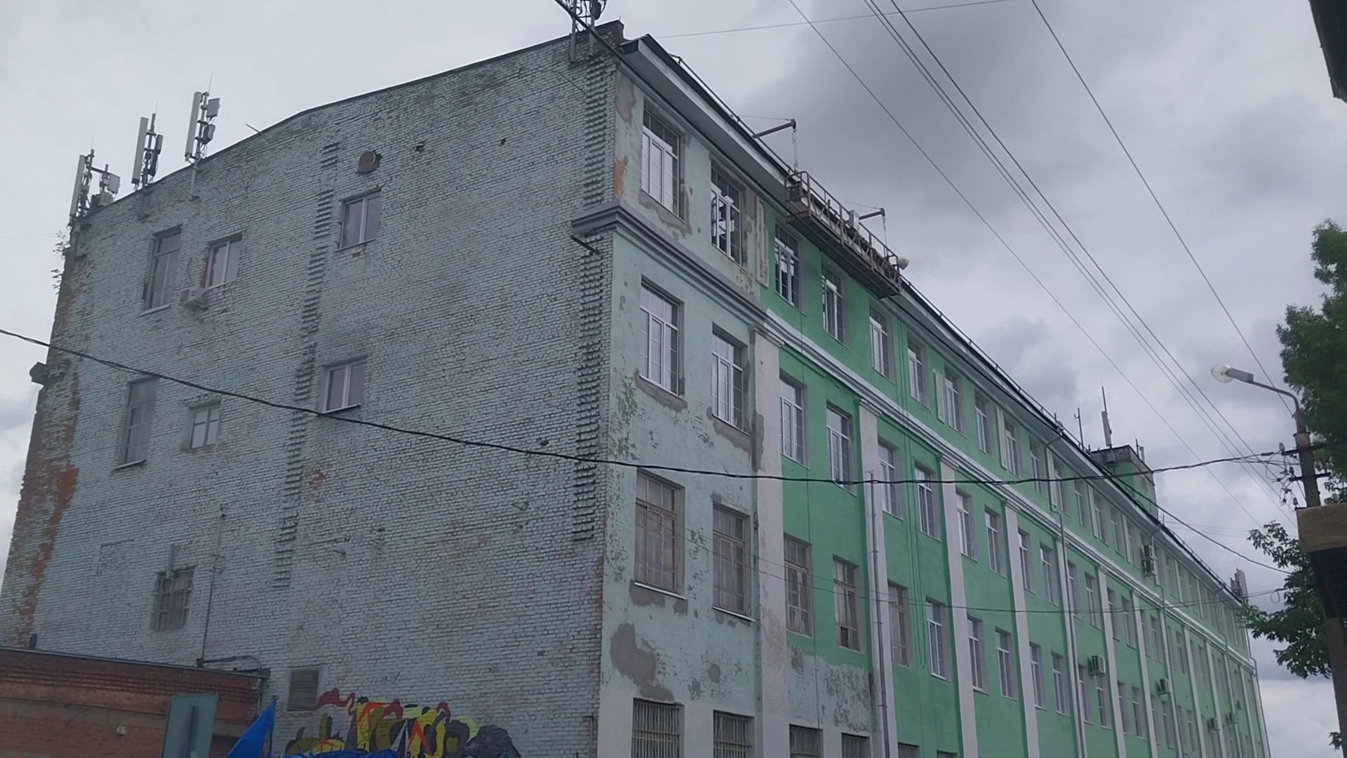 Коломна, ремонт фасада, арт-квартал