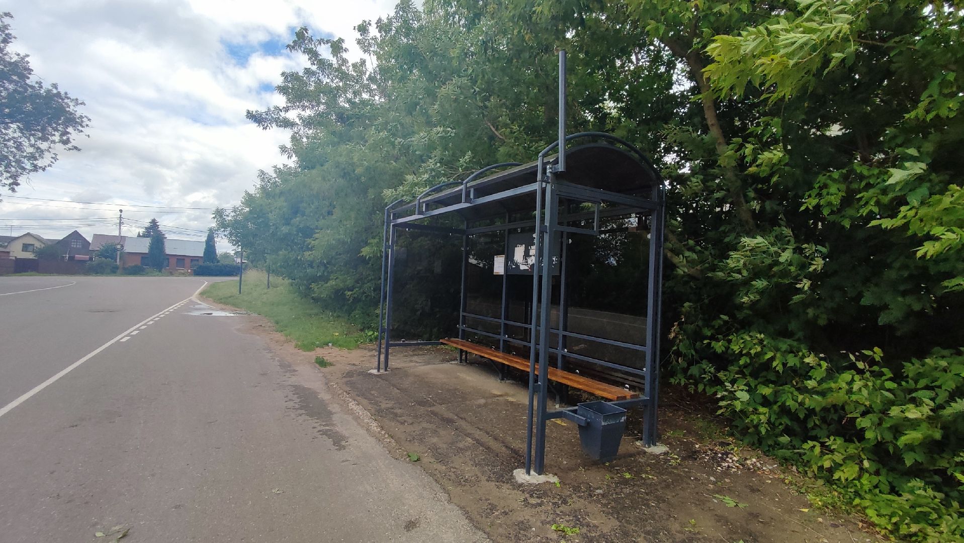 Кашира, остановка, павильон, транспорт, автобус