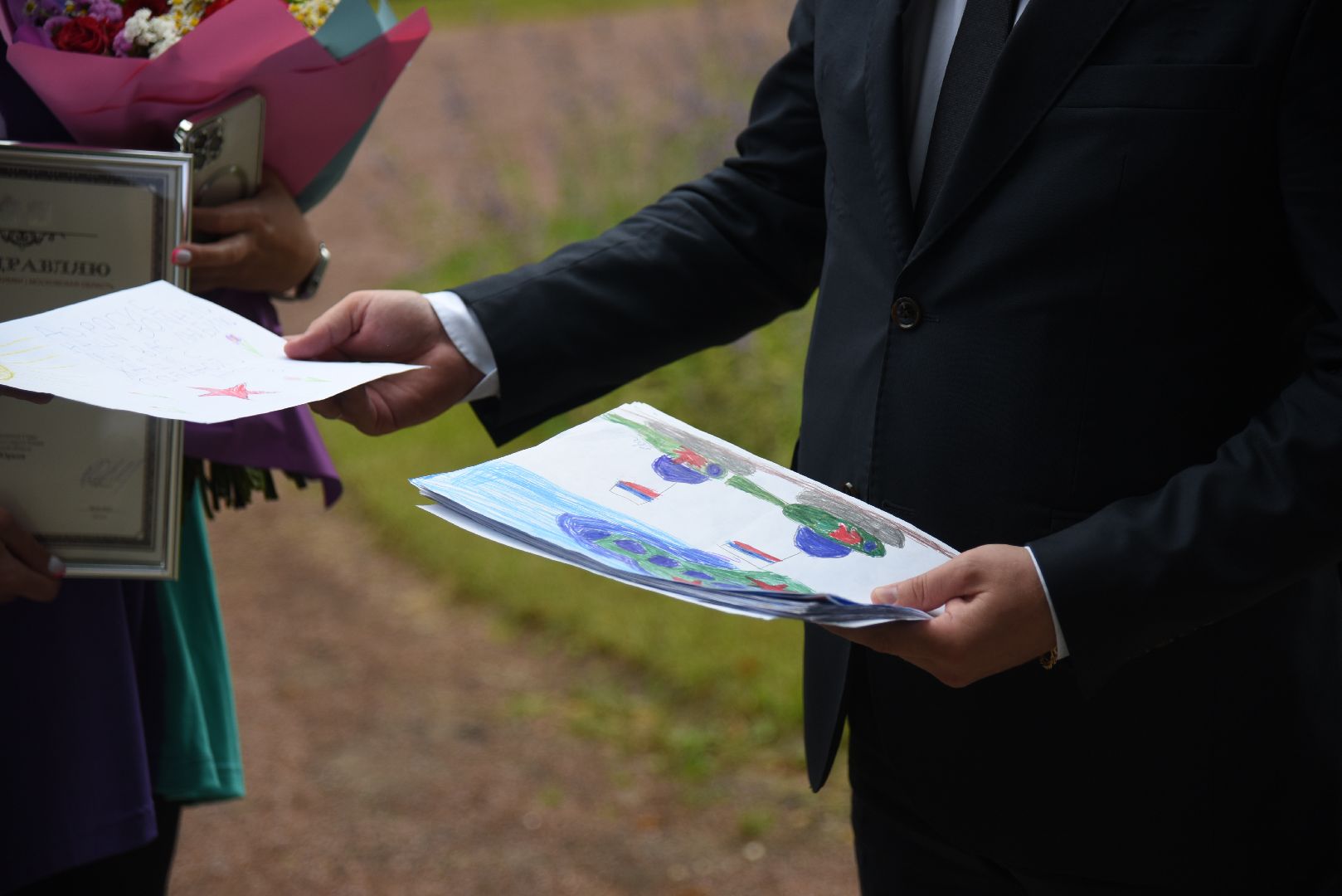 Химки, СВО, рисунки, дети, поддержка