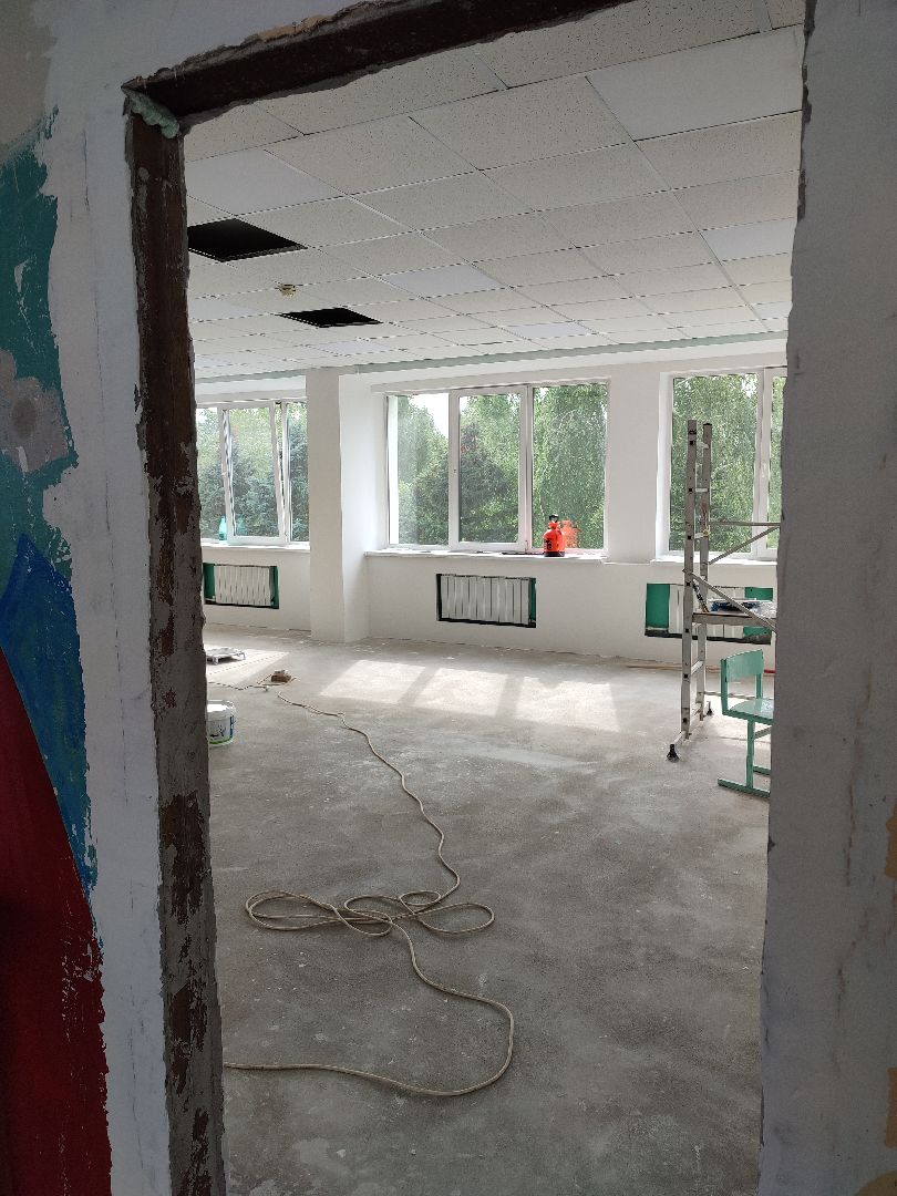 #точкароста, #талдомскийокруг, #запрудненскаягимназия, #новыекабинеты, #ремонт