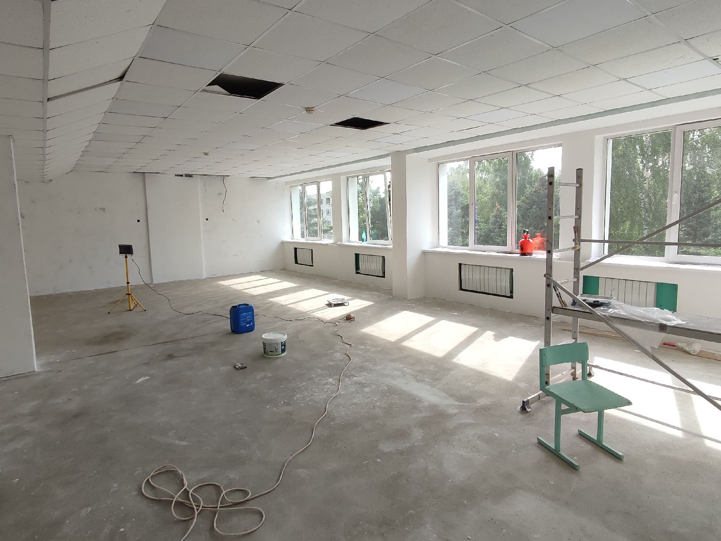 #точкароста, #талдомскийокруг, #запрудненскаягимназия, #новыекабинеты, #ремонт