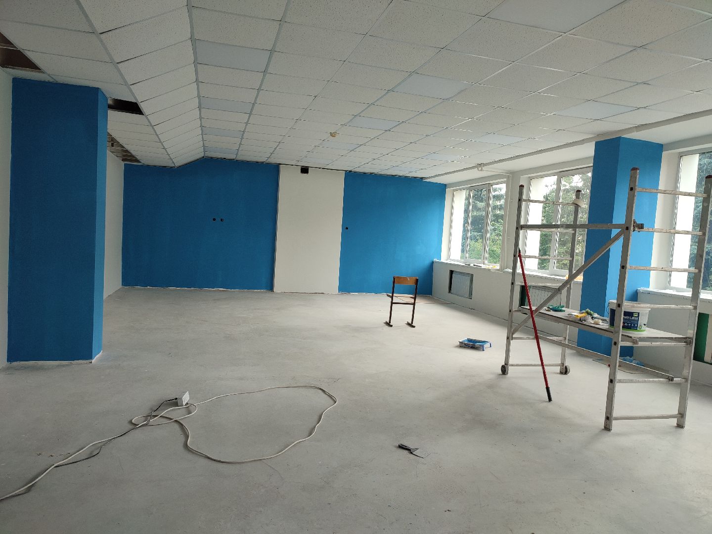 #точкароста, #талдомскийокруг, #запрудненскаягимназия, #новыекабинеты, #ремонт