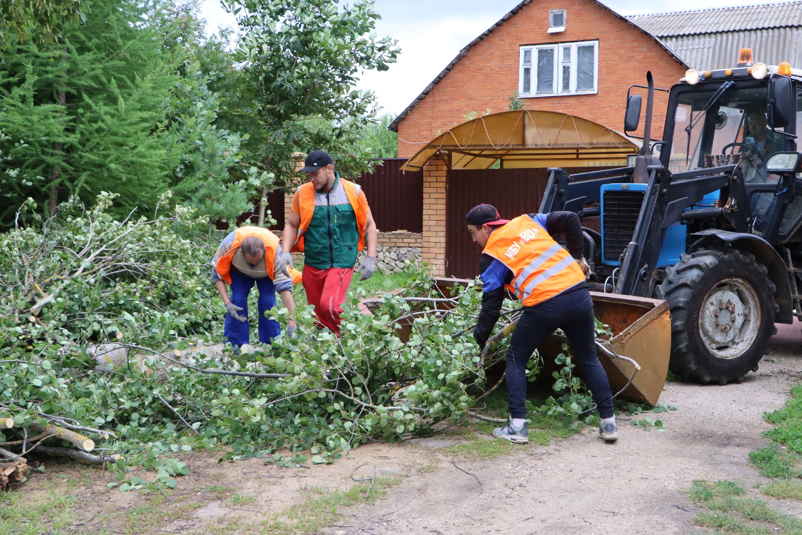 Серебряные Пруды, ликвидация непогоды
