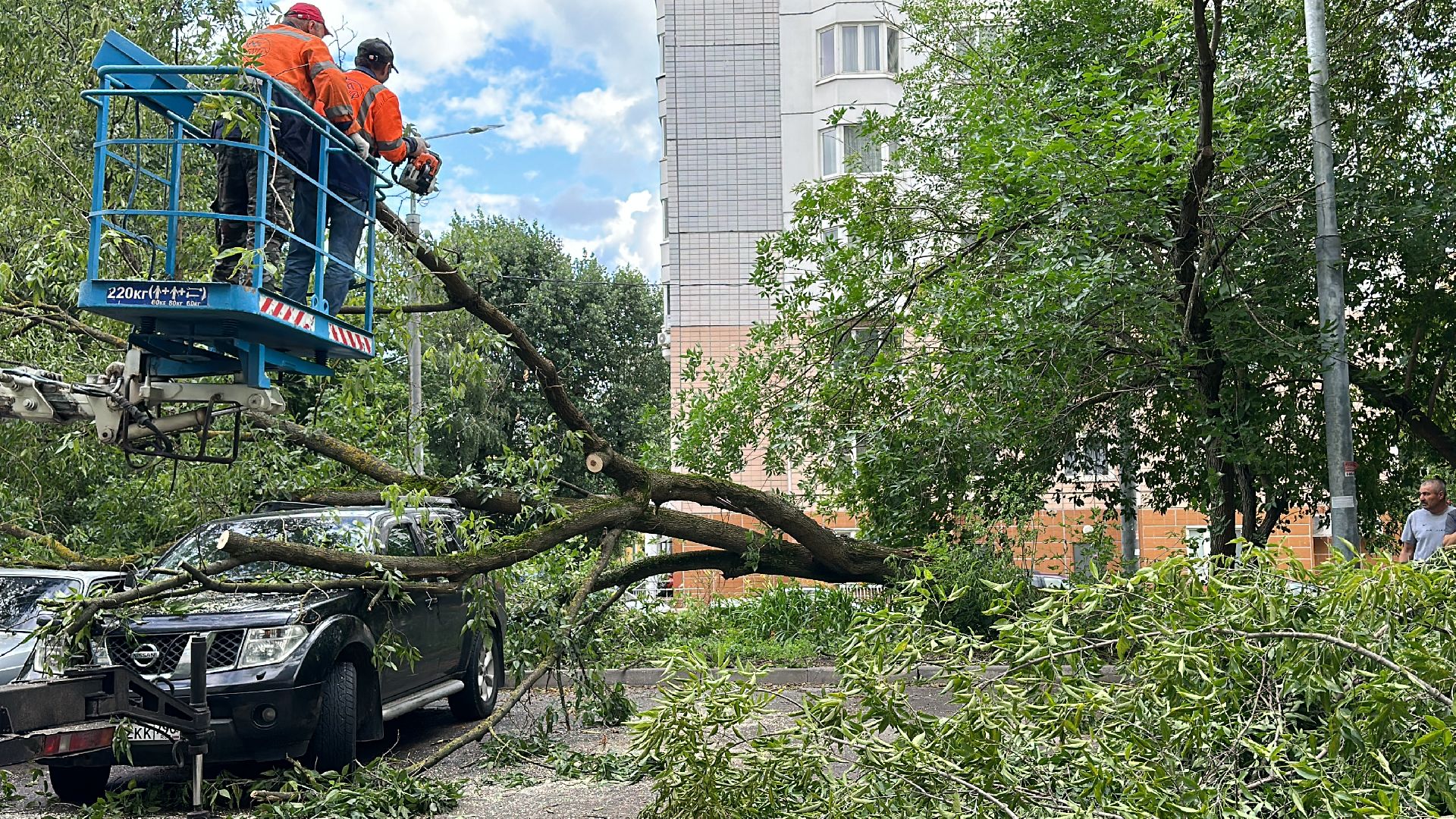 Одинцово, Авария, Благоустройство, Ураган
