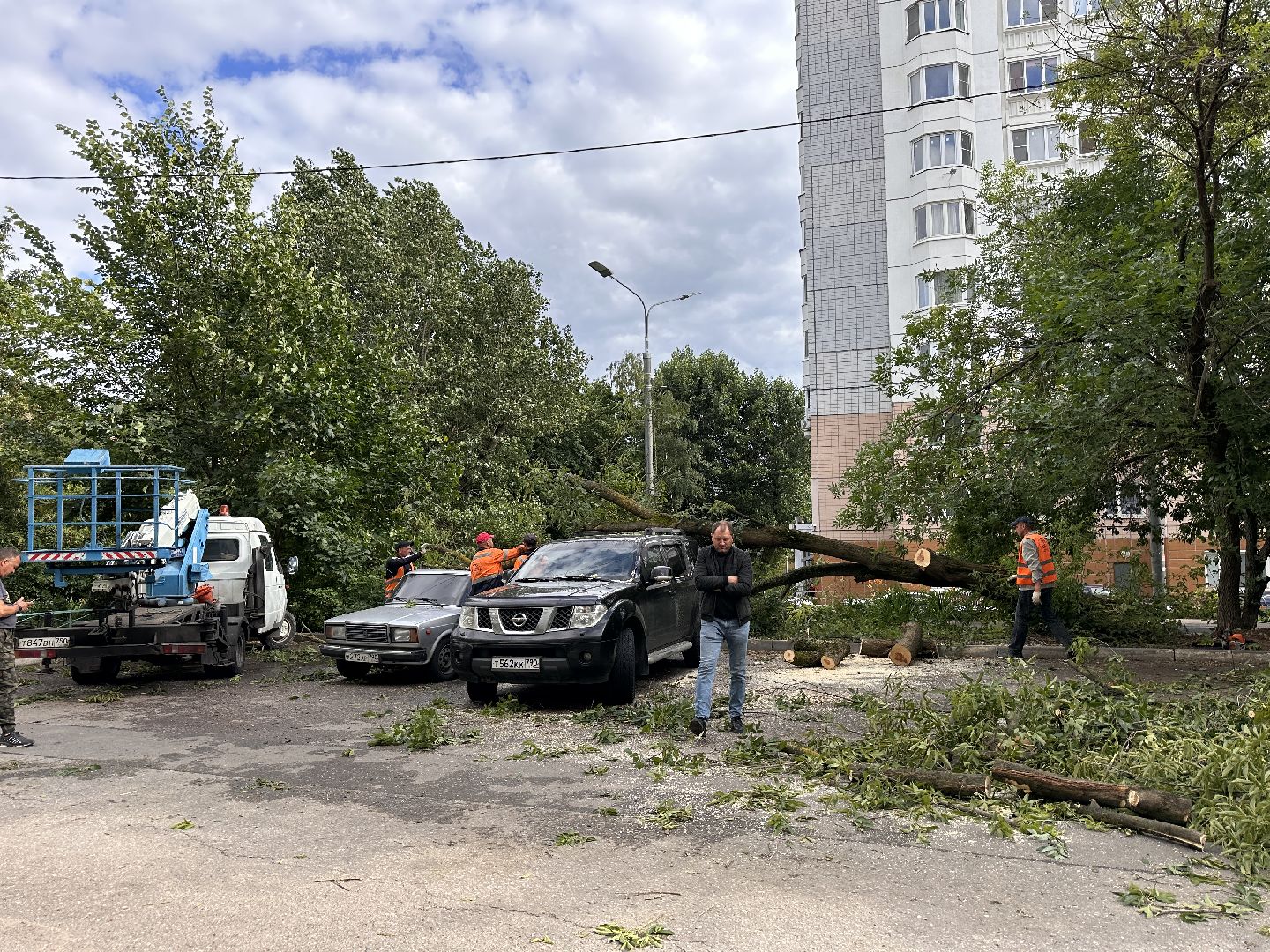 Одинцово, Авария, Благоустройство, Ураган