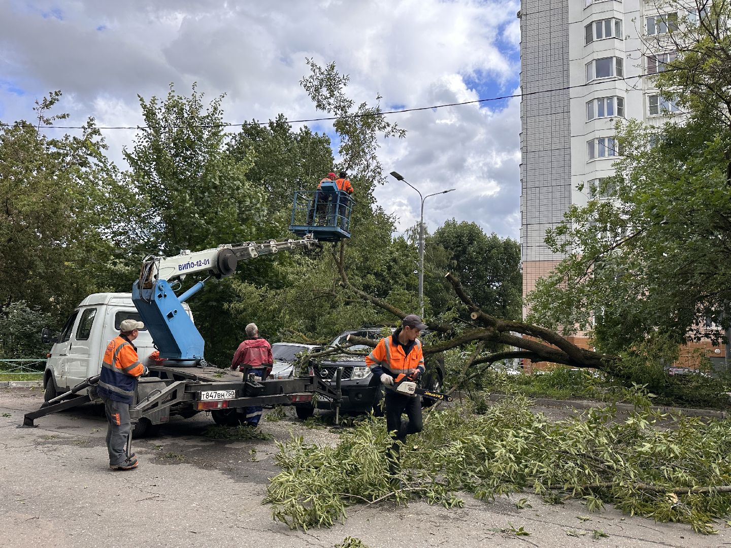Одинцово, Авария, Благоустройство, Ураган