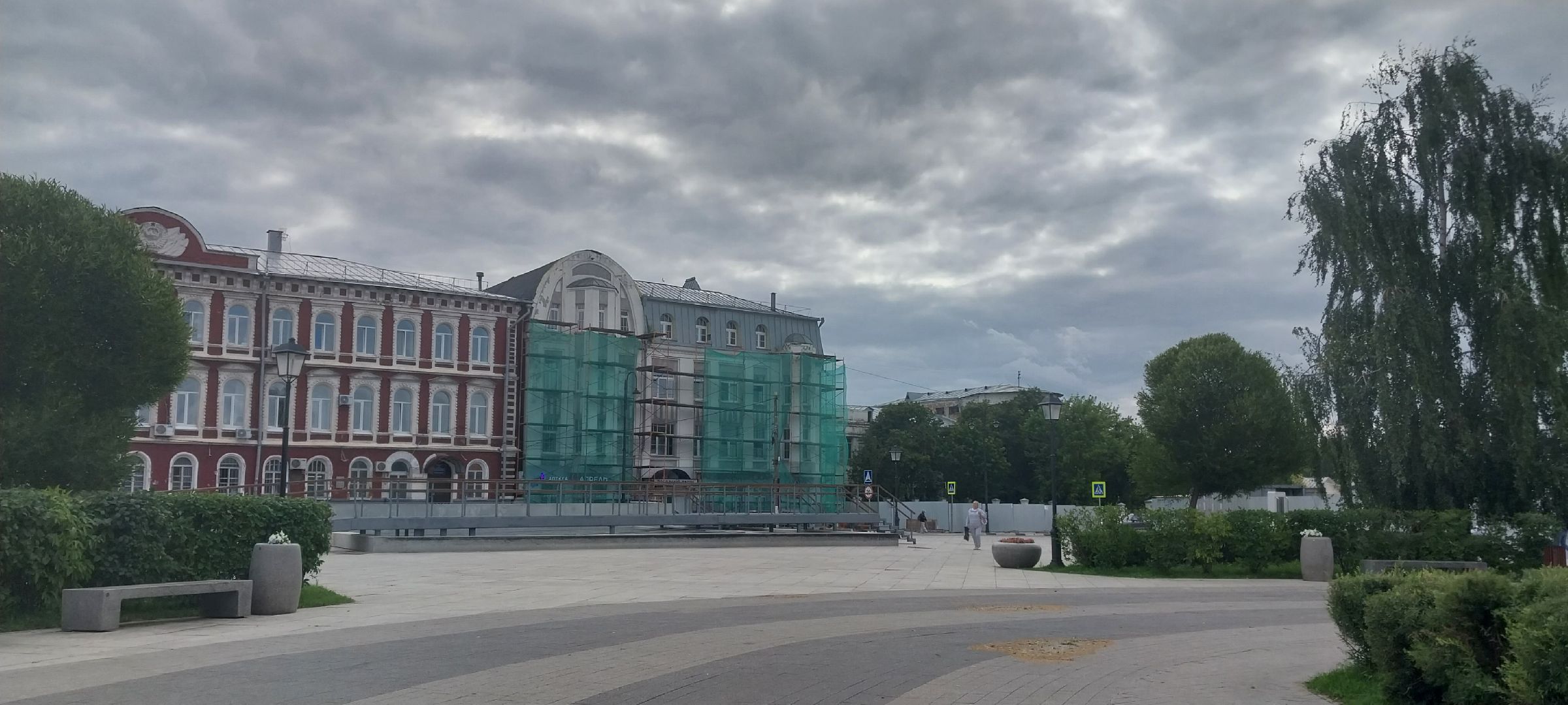 Коломна, ремонт фасада, исторический центр