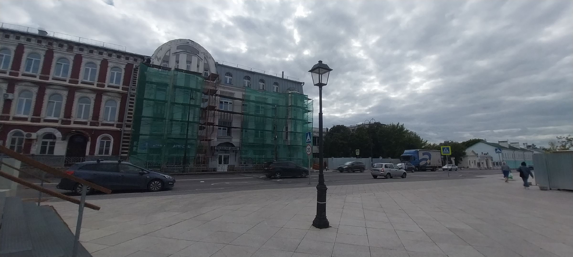 Коломна, ремонт фасада, исторический центр