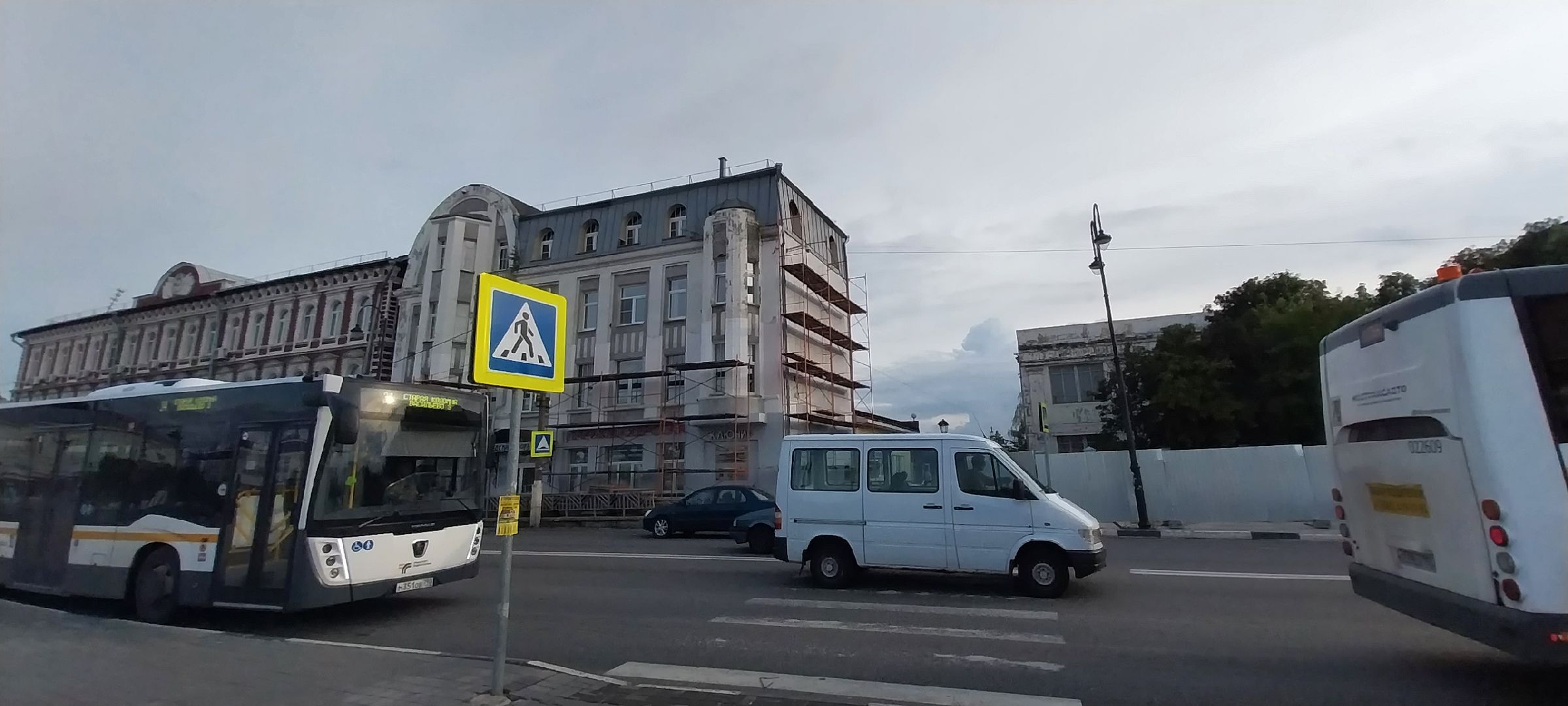 Коломна, ремонт фасада, исторический центр