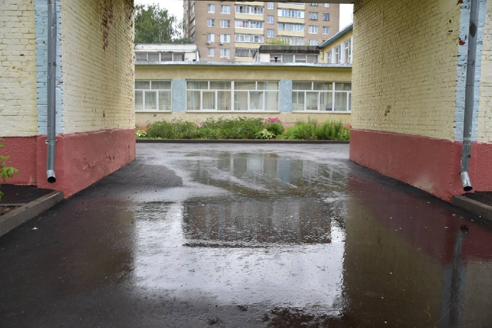 Подольск, благоустройство, детский сад, асфальт