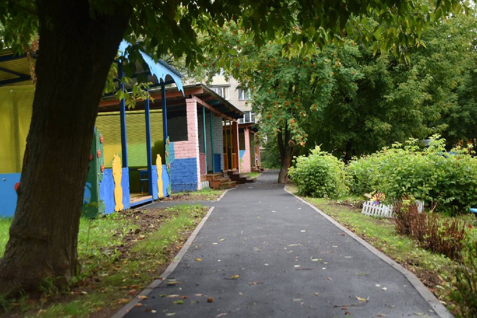 Подольск, благоустройство, детский сад, асфальт