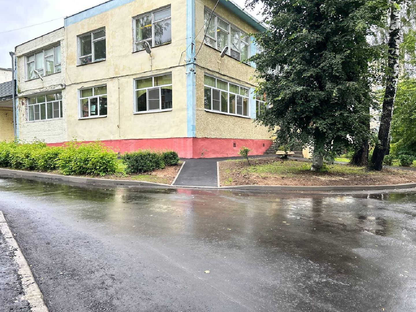 Подольск, благоустройство, детский сад, асфальт