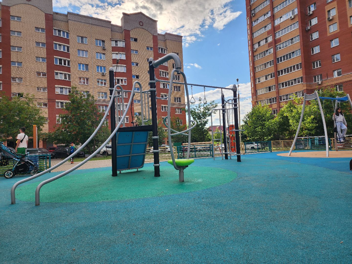 Домодедово, детская площадка, игровые элементы, губернаторская площадка, дети, комфортная среда