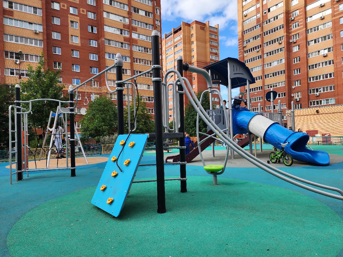 Домодедово, детская площадка, игровые элементы, губернаторская площадка, дети, комфортная среда
