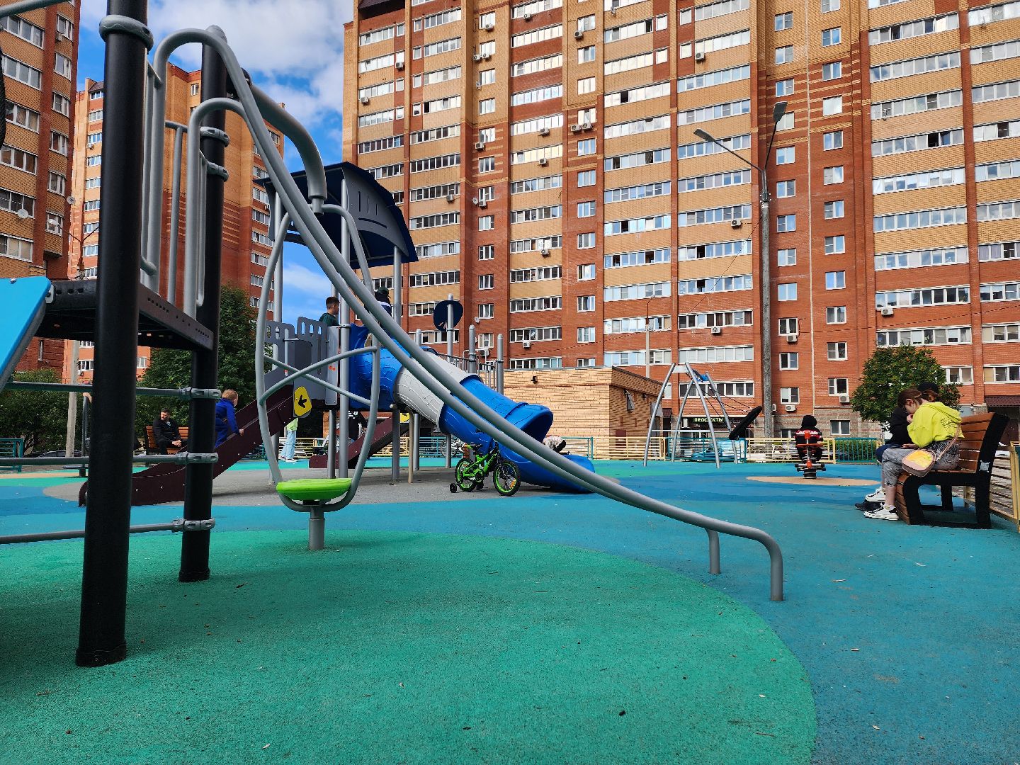 Домодедово, детская площадка, игровые элементы, губернаторская площадка, дети, комфортная среда