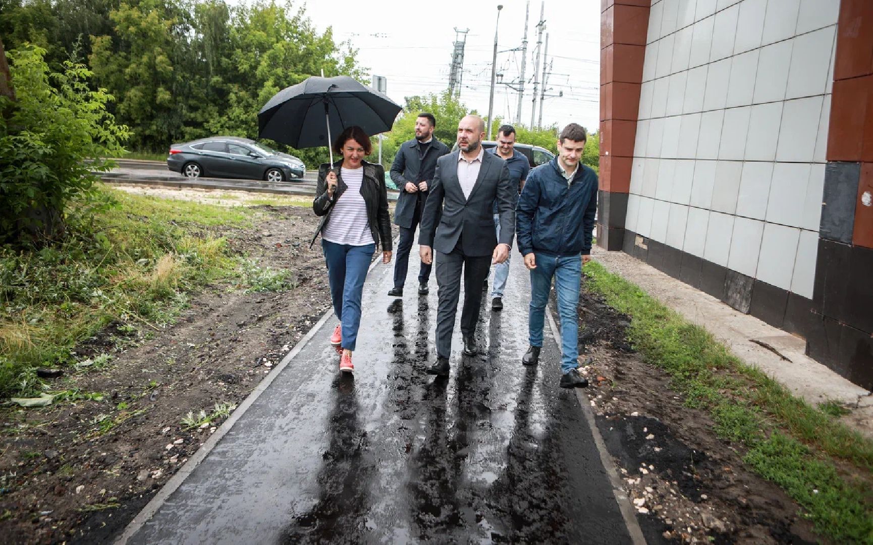 Народная тропа, благоустройство, тротуар, асфальт, Заголовацкий, губернатор, Орехово-Зуево